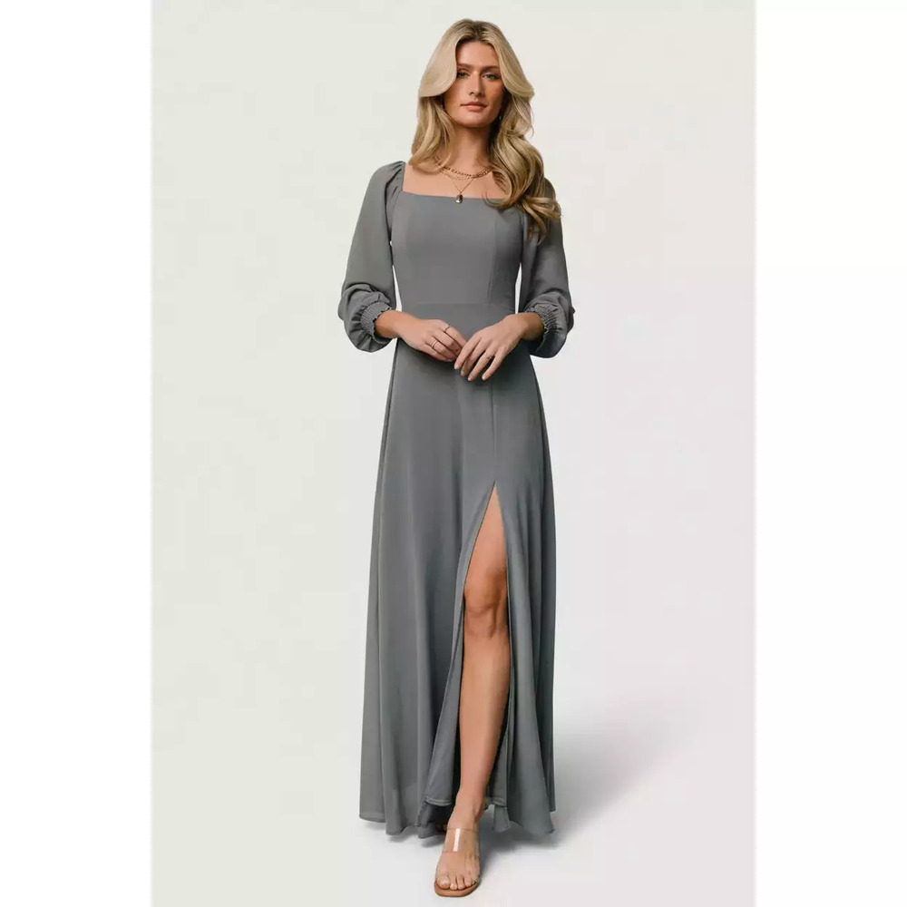 Baltic Born Giselle Maxi Dress | Dusty Blue Size MM